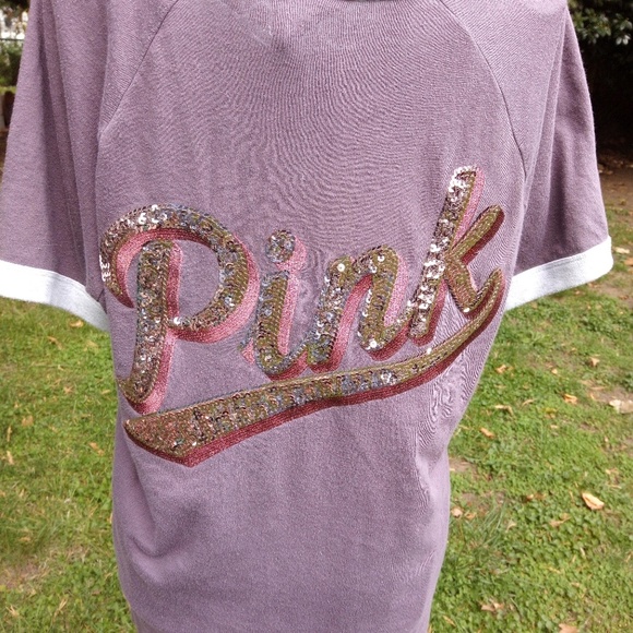 PINK Victoria's Secret Tops - VS PINK Brown Bling Top Medium